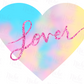 -CON1797 Lover Heart Decal