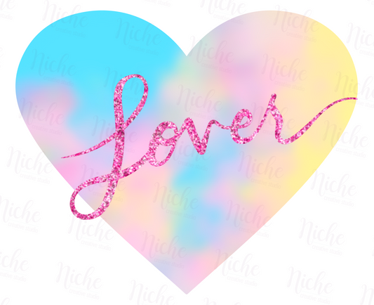 -CON1797 Lover Heart Decal