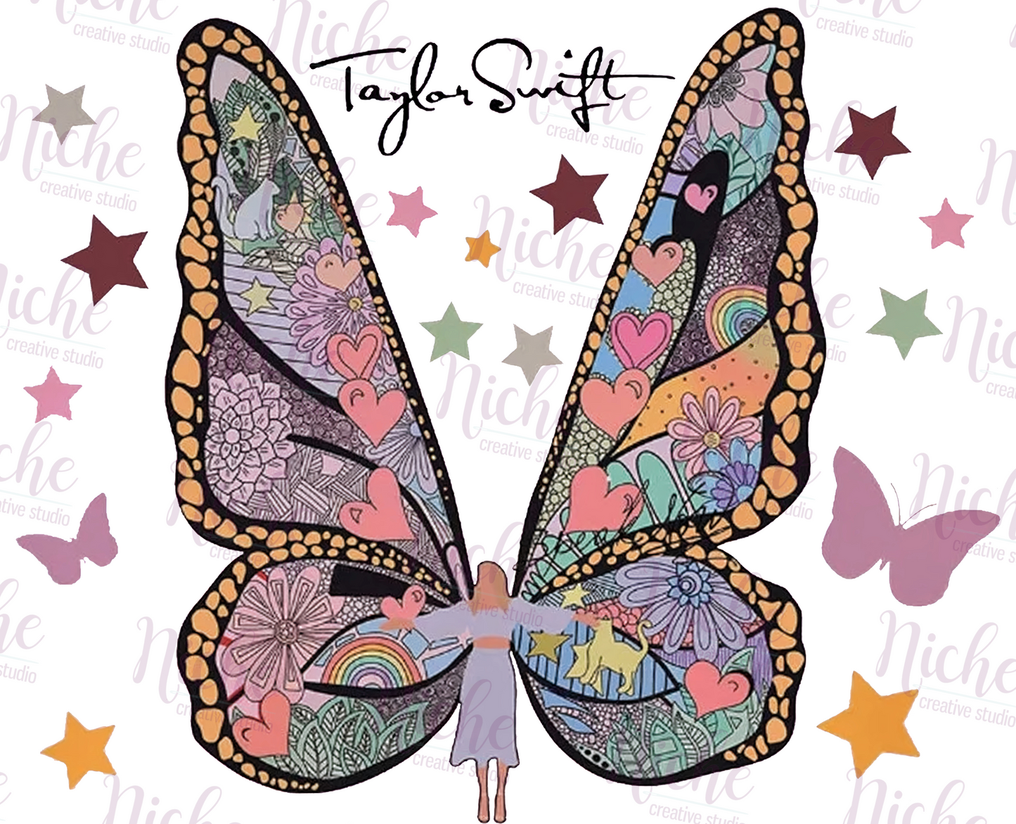 -CON5011 TS Butterfly Decal