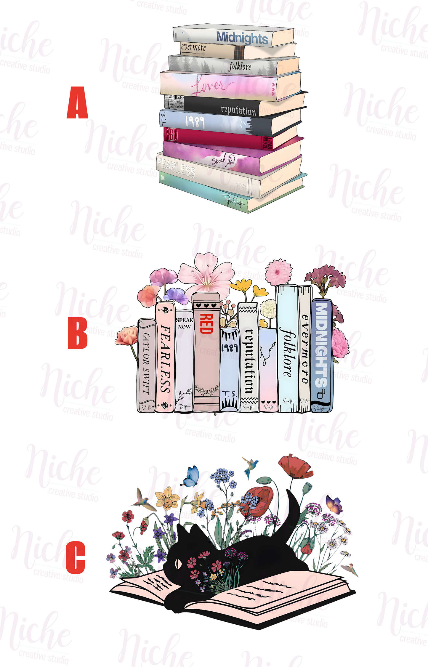 -CON5018 TS Books Decal