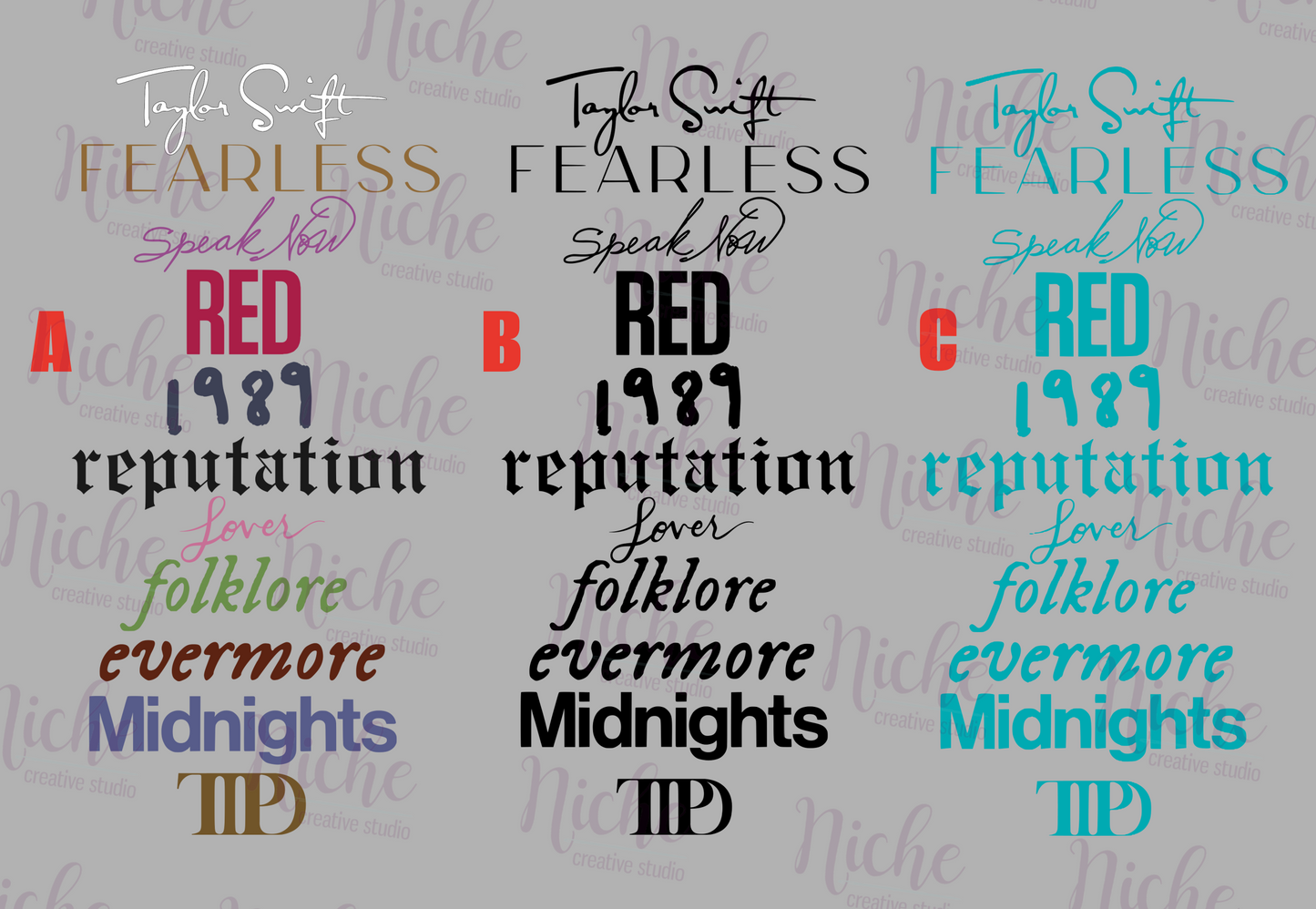 -CON5050 TS Albums Decal