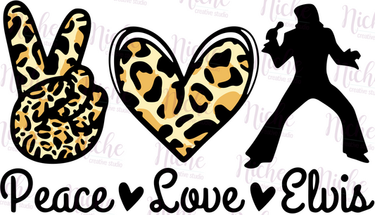 -CON760 Peace Love Elvis Mock