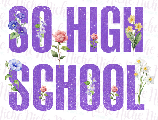 -CON8291 High School Decal