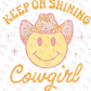 - COW406 Keep On Shining Decal