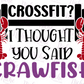 -CRA1600 Crossfit Crawfish Decal