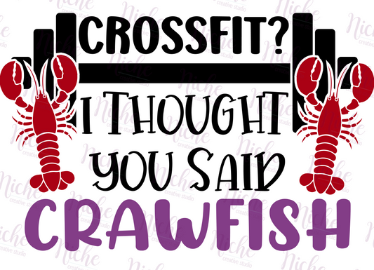 -CRA1600 Crossfit Crawfish Decal