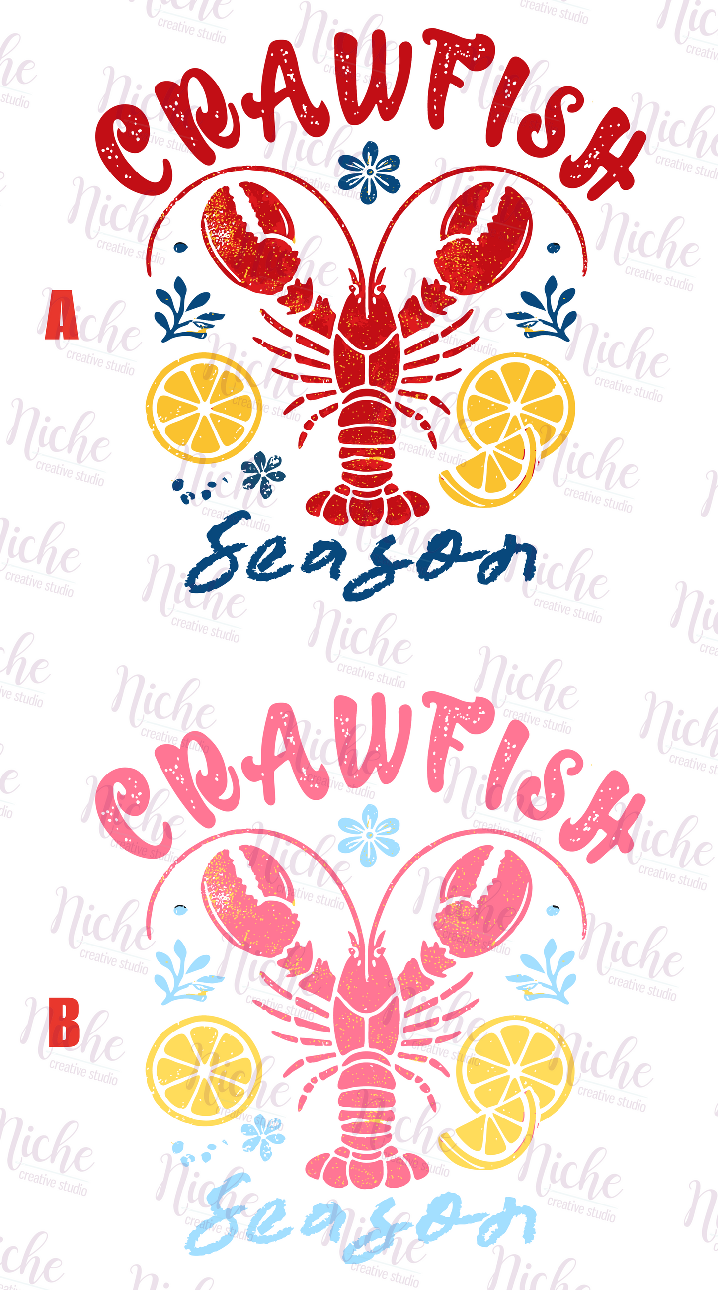 -CRA8140 Crawfish Season Decal
