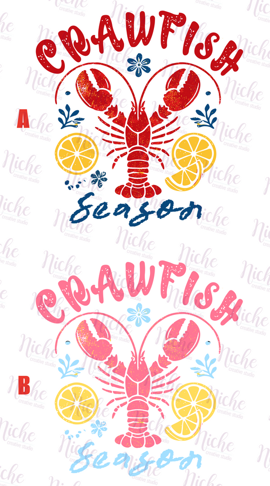 -CRA8140 Crawfish Season Decal