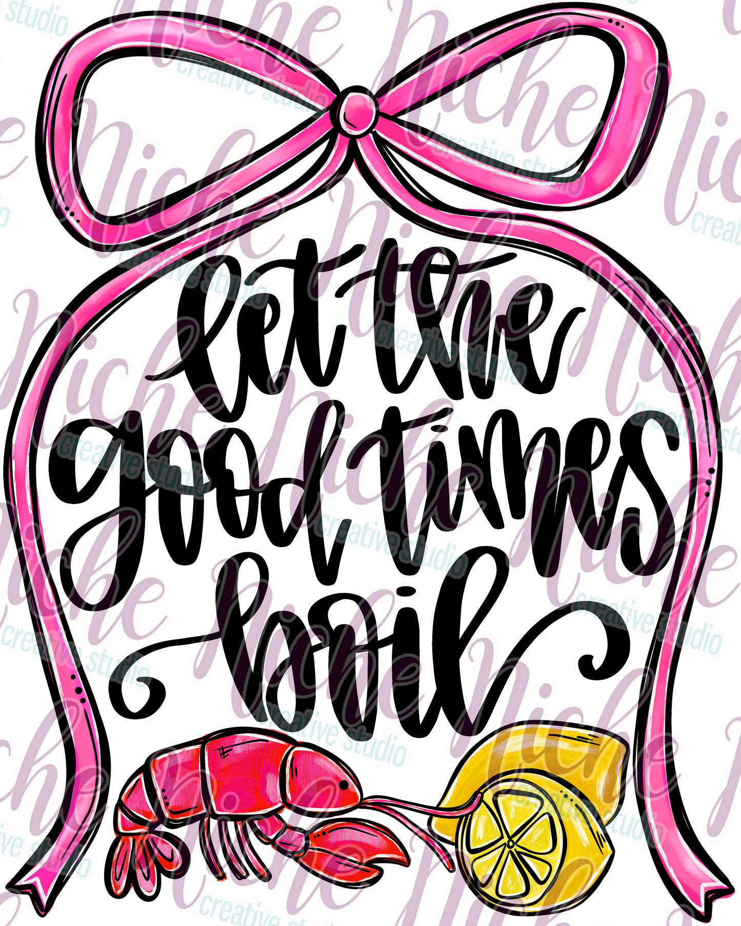-CRA8147 Coquette Let the Good Times Boil Decal