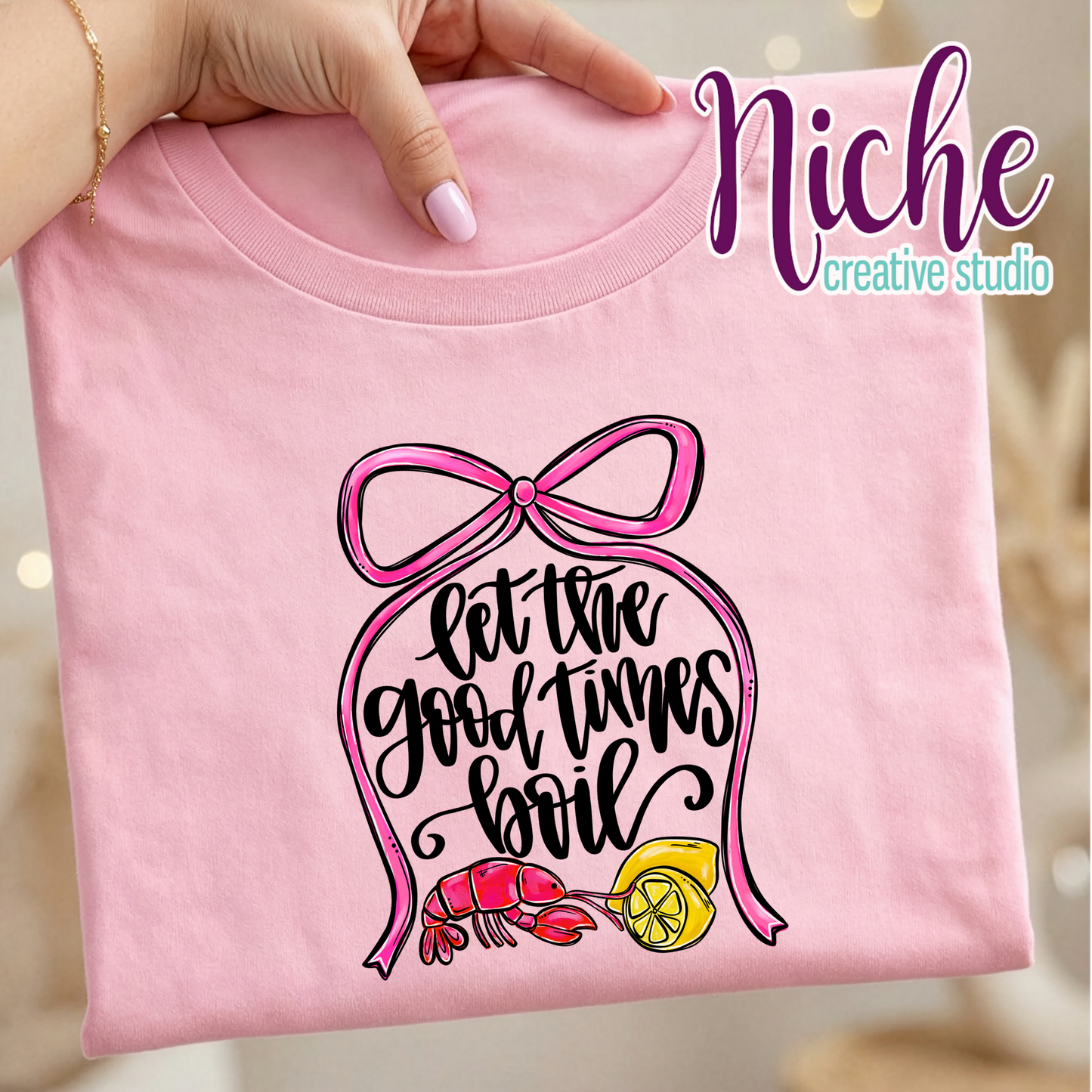 -CRA8147 Coquette Let the Good Times Boil Decal