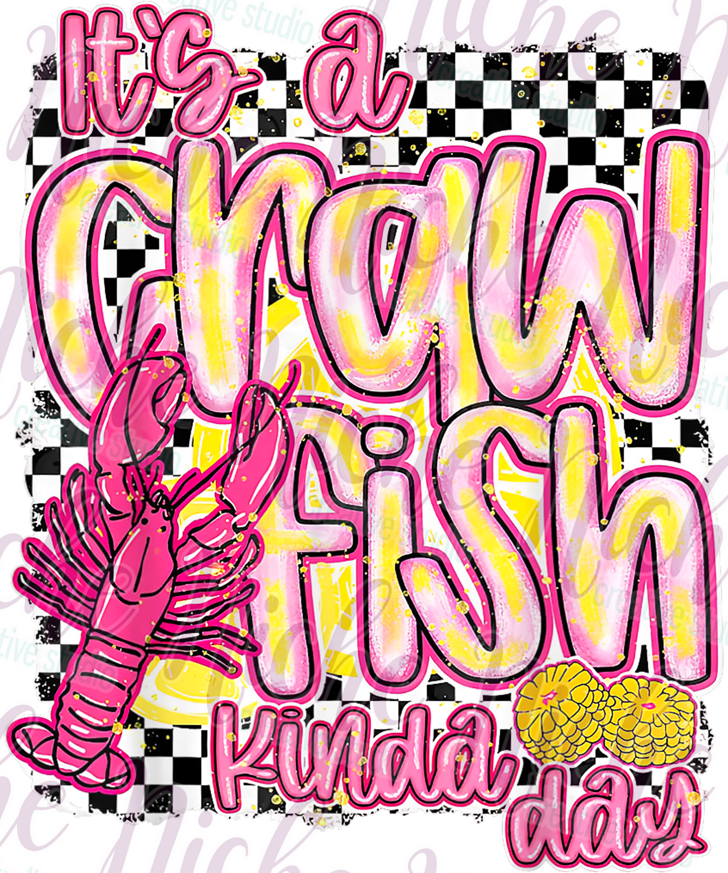 -CRA8154 Crawfish Kinda Day Decal