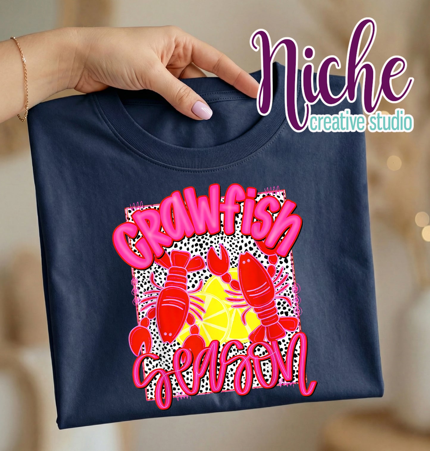-CRA8155 Crawfish Season Decal