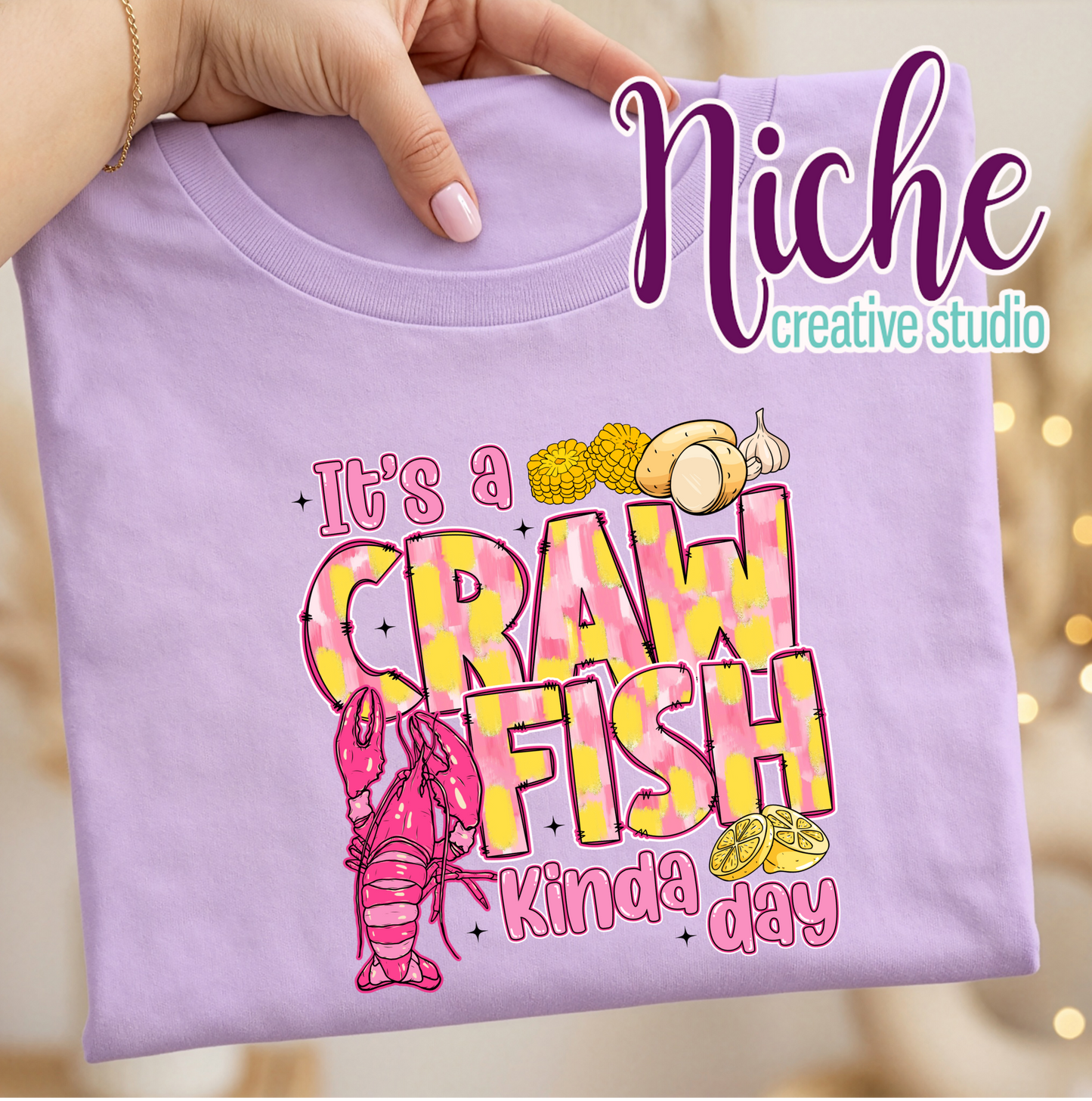 -CRA8160 Pink Crawfish Decal