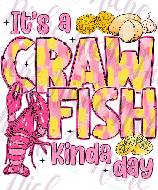 -CRA8160 Pink Crawfish Decal