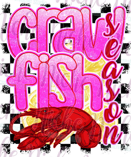 -CRA8162 Crawfish Preppy Decal