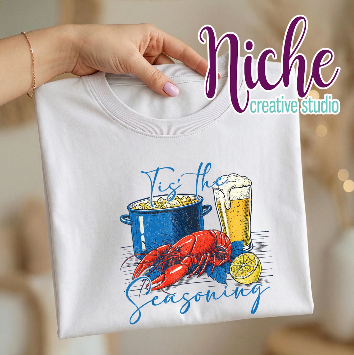 -CRA8167 Vintage Crawfish Decal