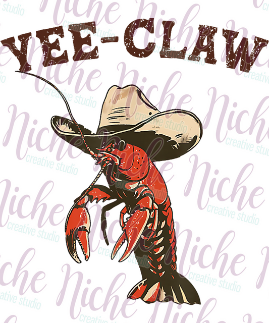 -CRAW8171 Yee Claw Decal