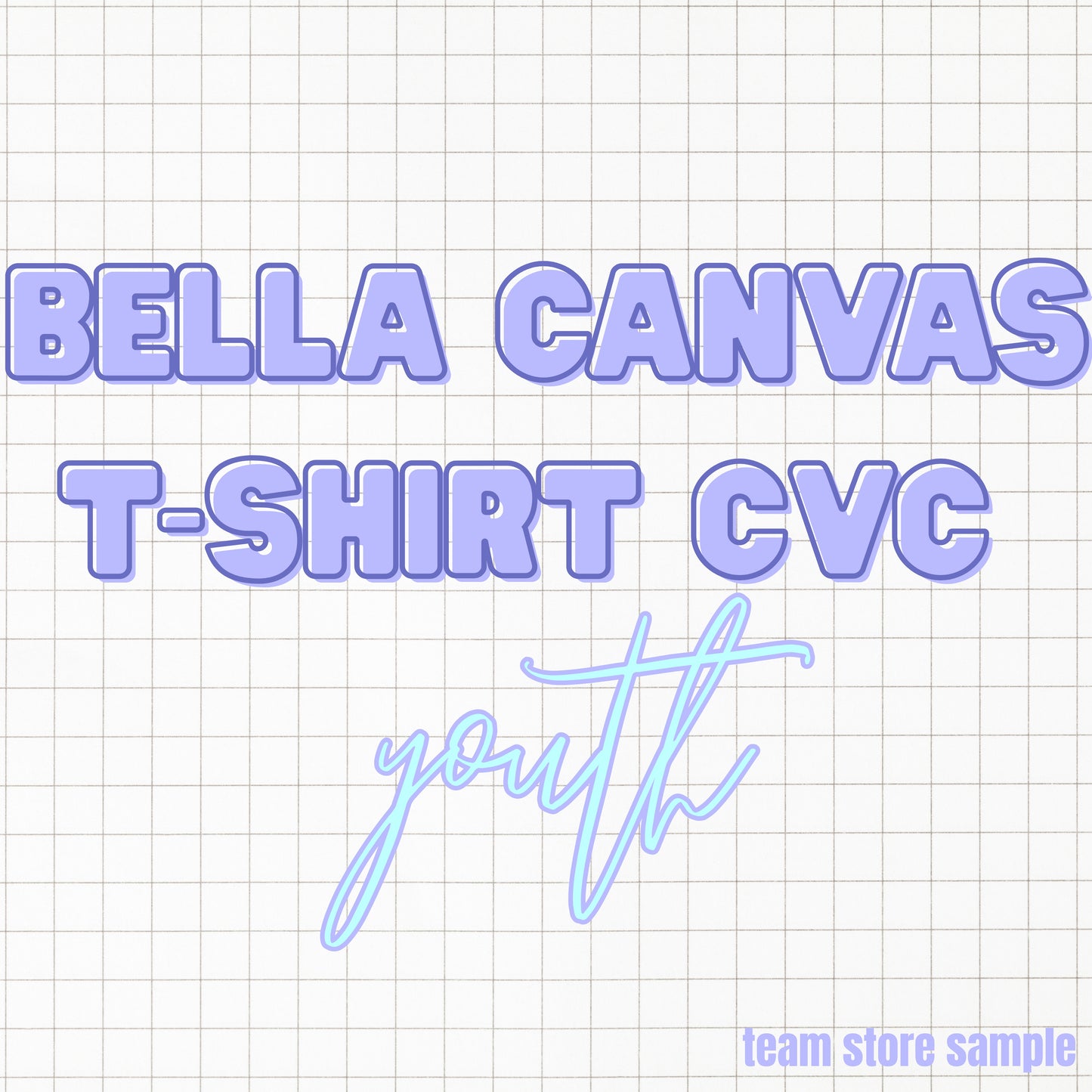 Team Store Sample - Bella Canvas T-Shirt 3001Y CVC - Youth