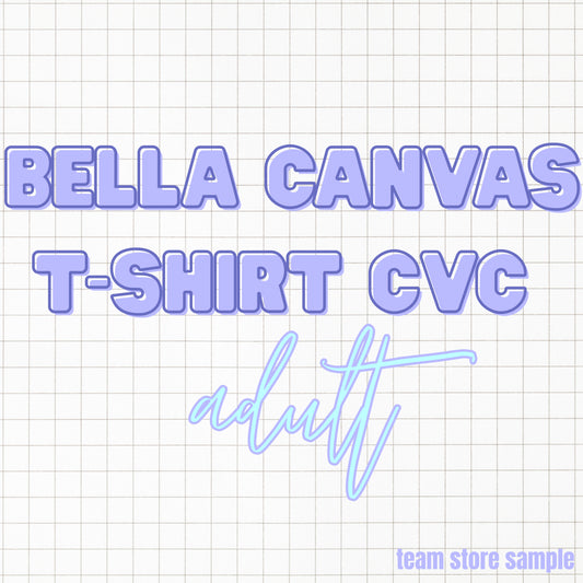 Team Store Sample - Bella Canvas T-Shirt 3001 CVC - Adult