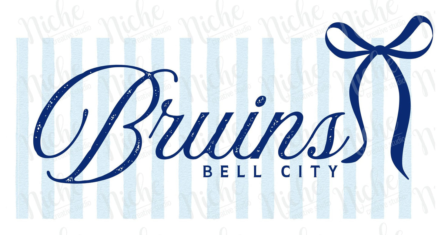 - BEL8486 Bruins Stripes Decal