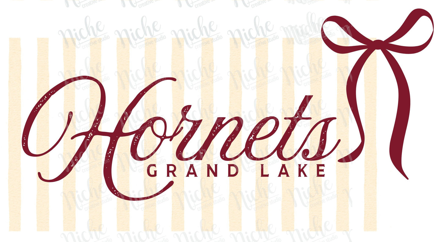 -GRA4511 Hornets Stripes Decal