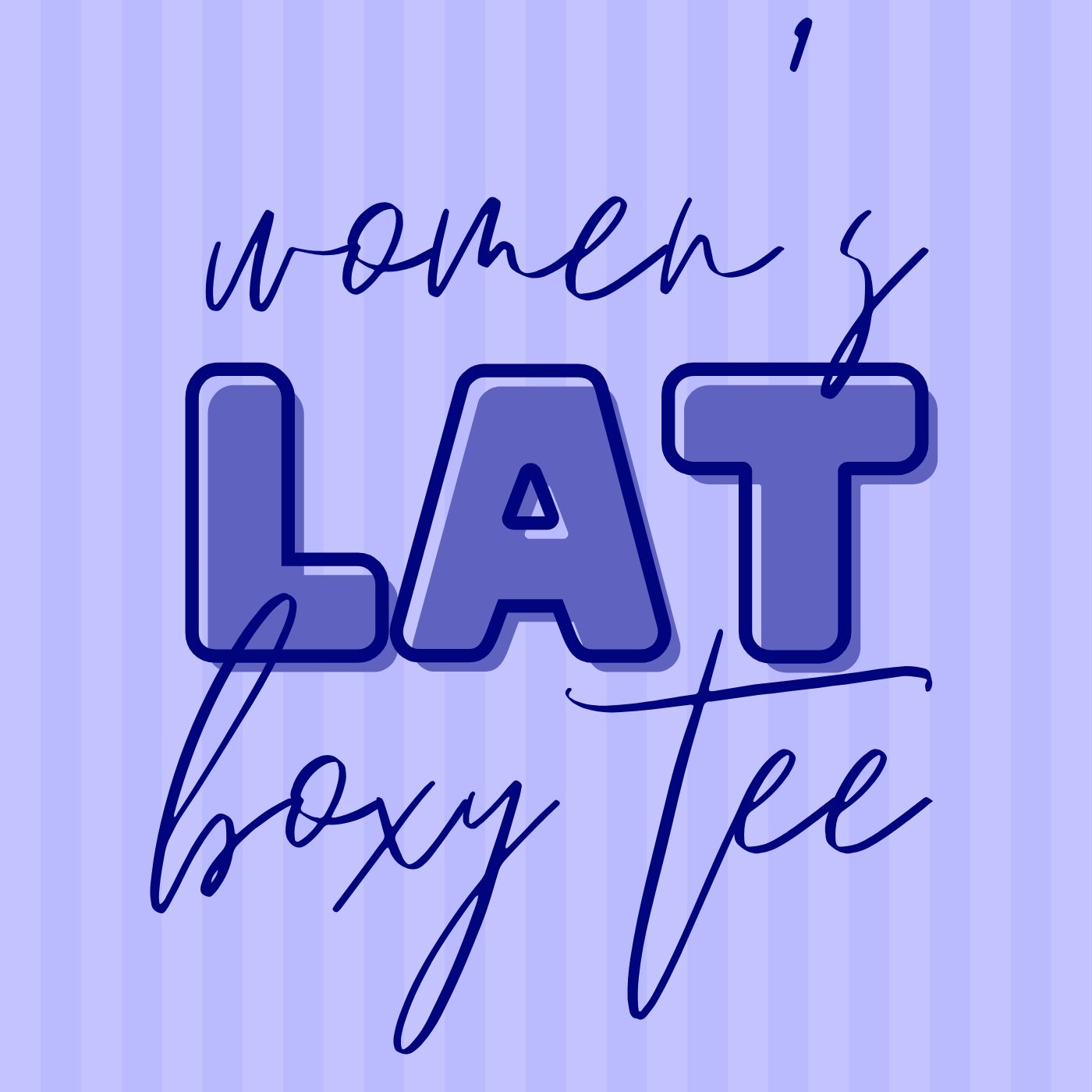 Women's Boxy Crop Tee LAT