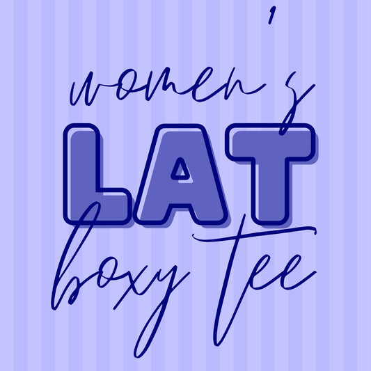 Women's Boxy Crop Tee LAT