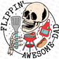 - DAD200 Flippin Awesome Dad Decal
