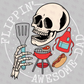- DAD200 Flippin Awesome Dad Decal