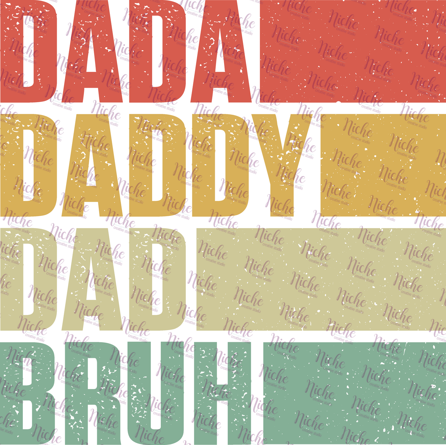 - DAD202 Dada Daddy Dad Bruh Decal