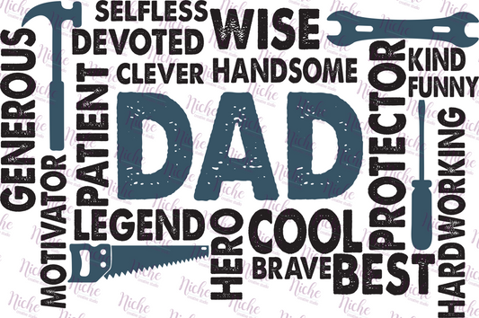 - DAD210 Dad Tools Decal