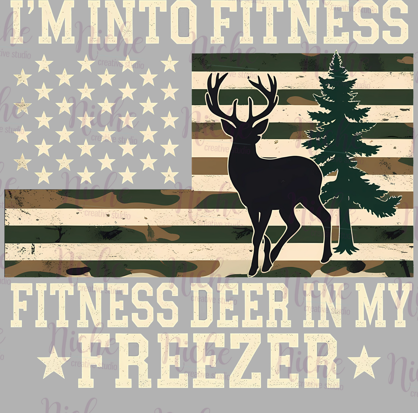 -DAD8233 Deer Hunter Dad Decal