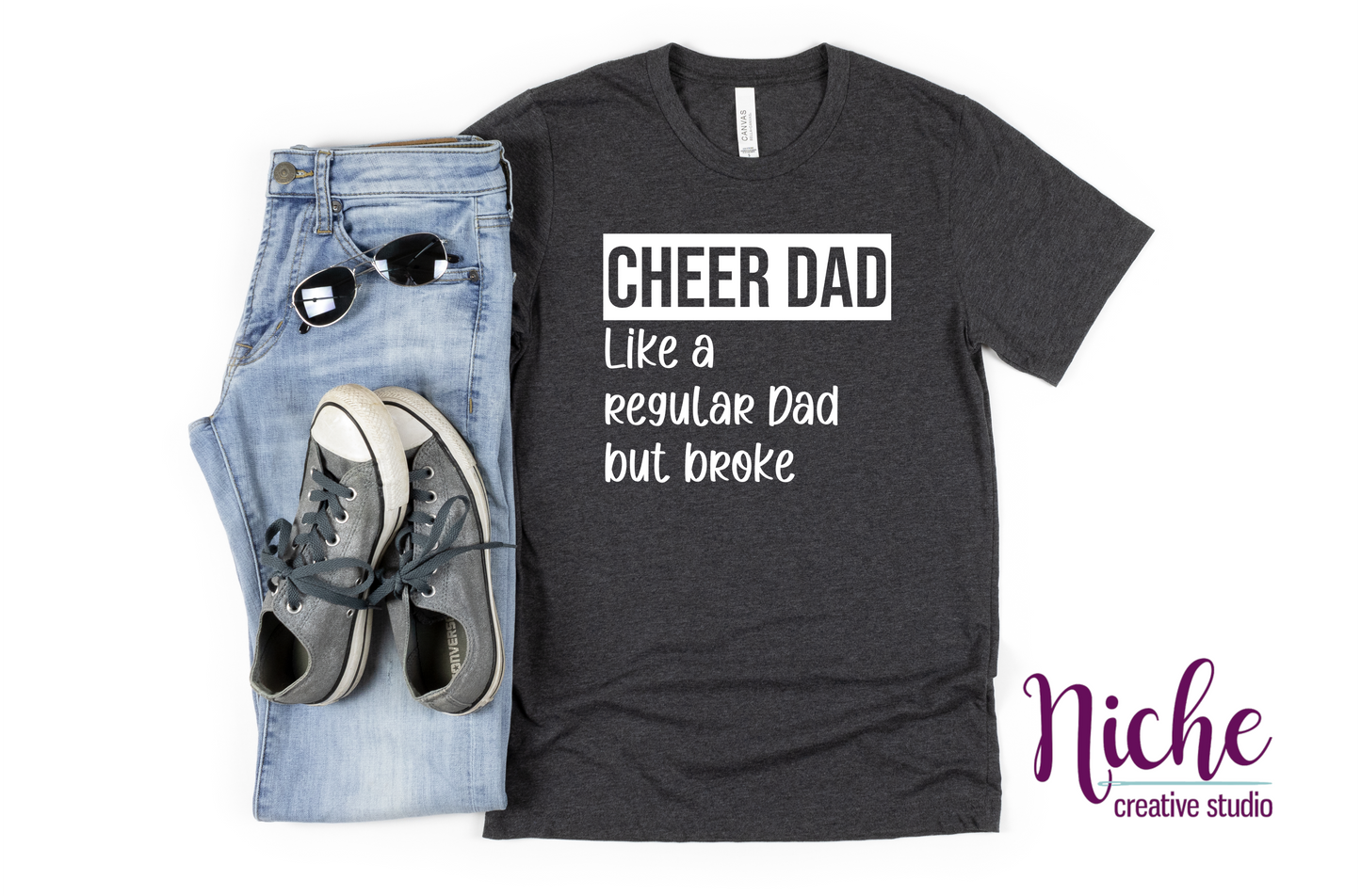 -DAN1789 Cheer Dad Decal