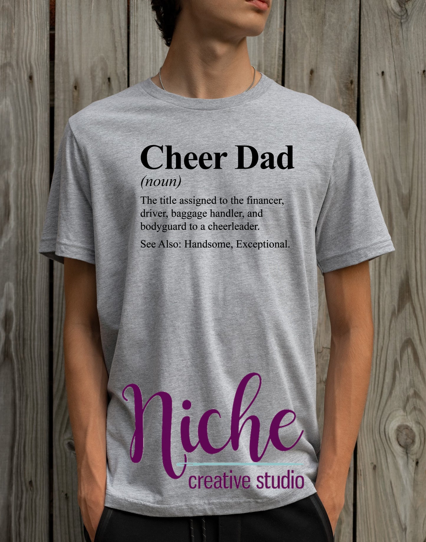 -DAN1789 Cheer Dad Decal