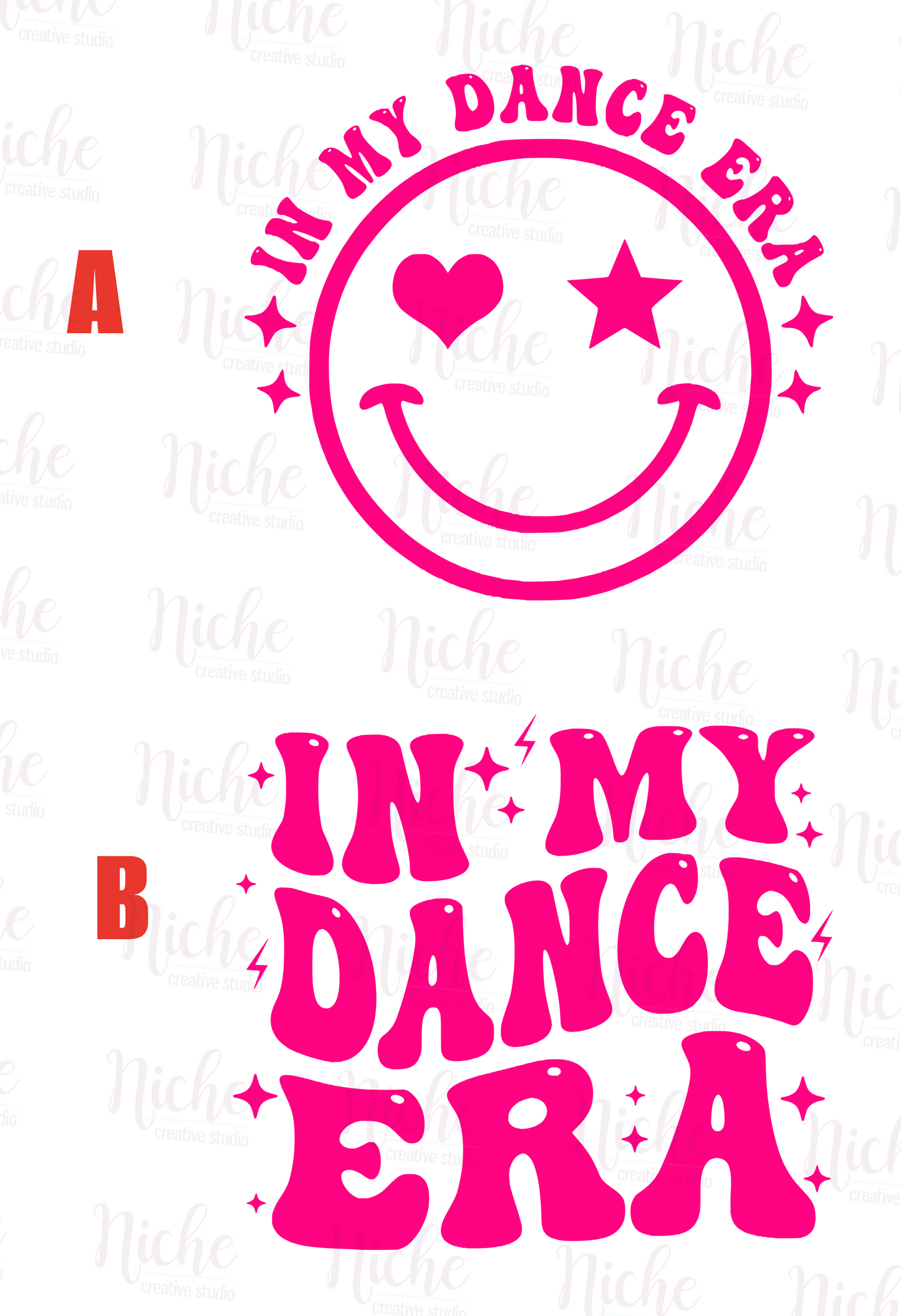 -DAN1810 In My Dance Era Pink Decal