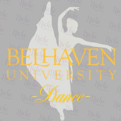 -DAN8105 Belhaven University Dance Decal