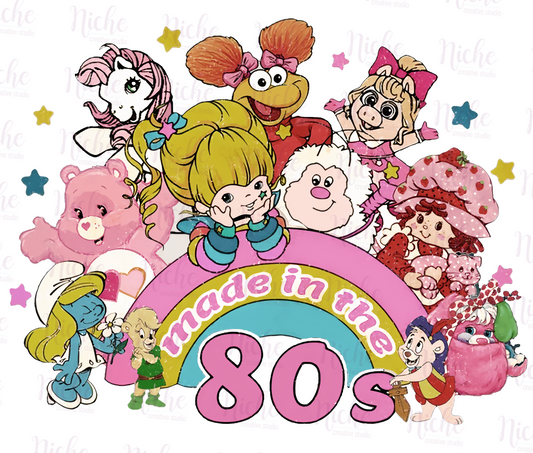-DEC1617 80s Cartoons Decal