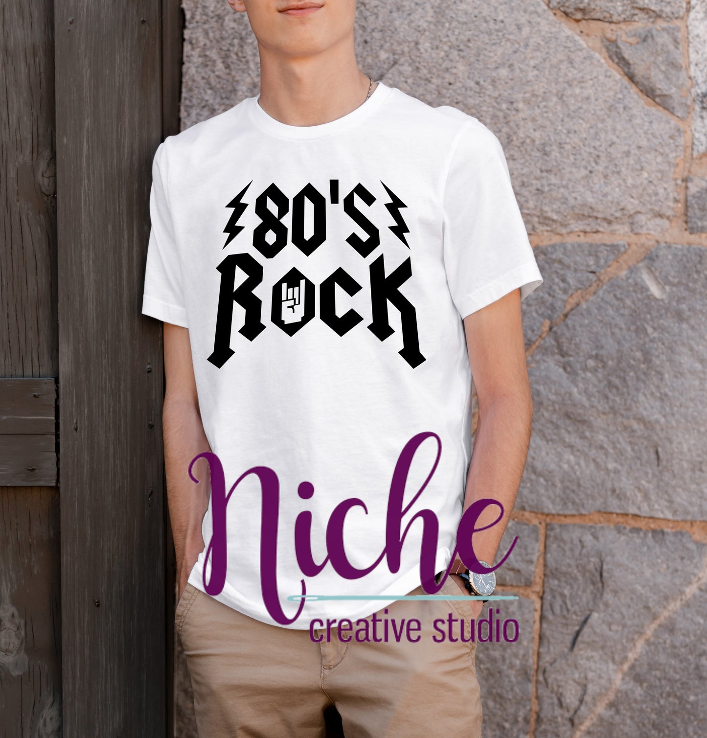 -DEC5462 80's Rock Decal