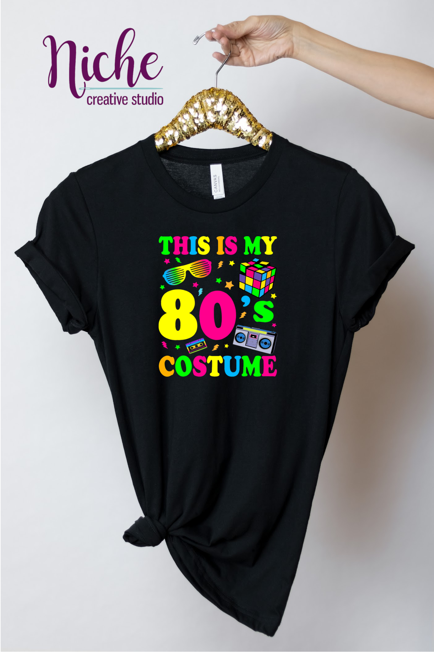 -DEC773 This is My 80's Costume Decal