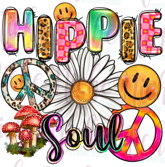 -DEC8306 Hippie Soul Decal