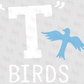 -DEC890 T Birds Decal