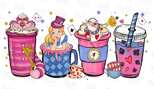 -DIS1651 Alice Drinks Decal