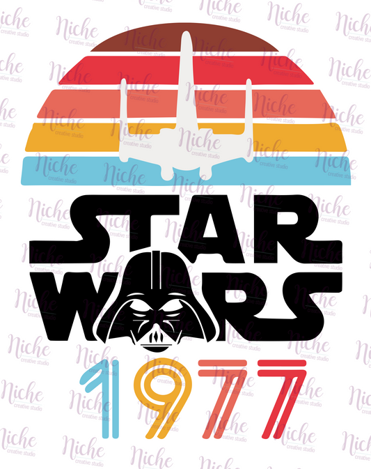 -DIS1669 Star Wars 1977 Decal