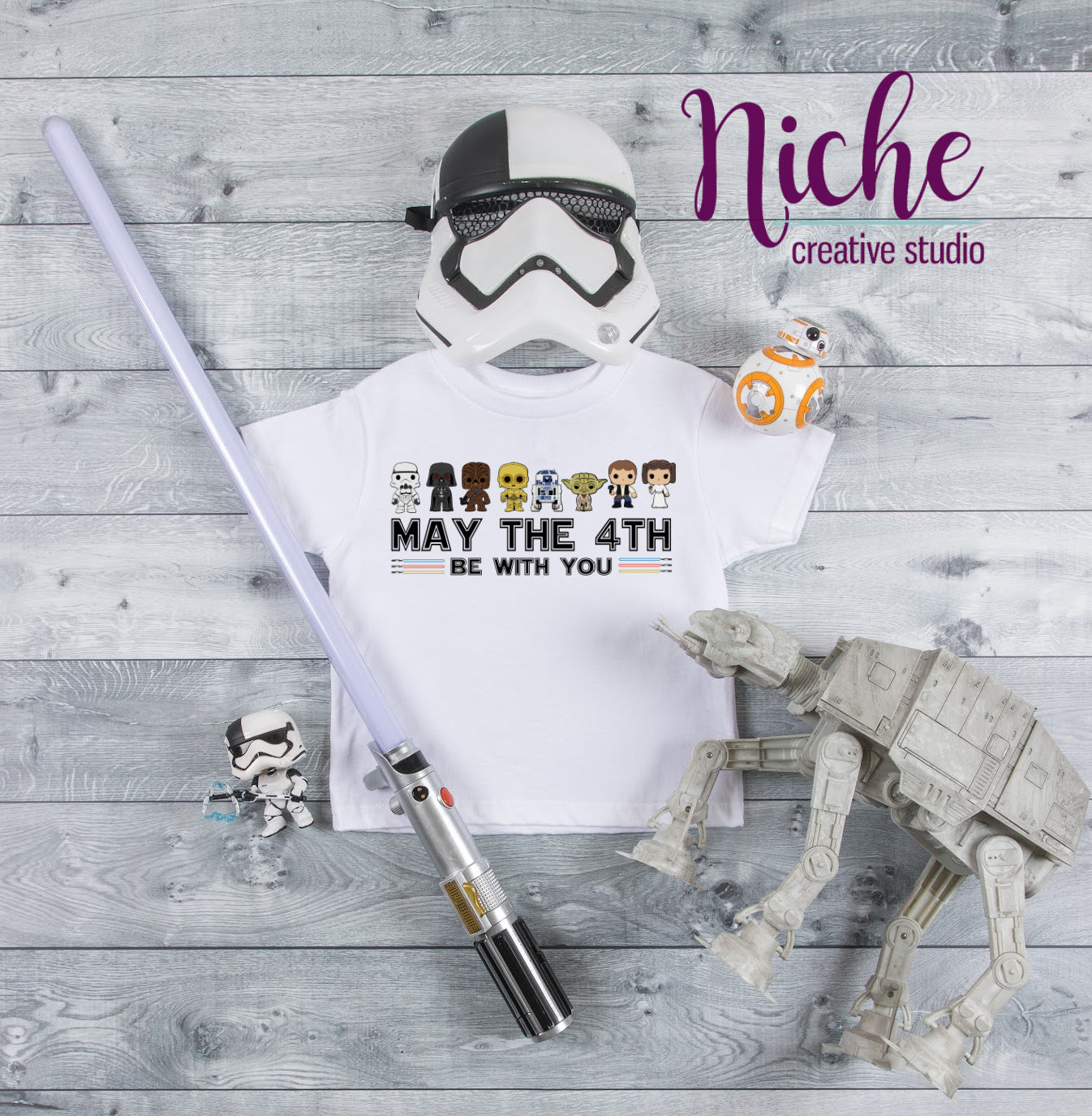 -DIS1693 Star  Wars Mini Figures Decal