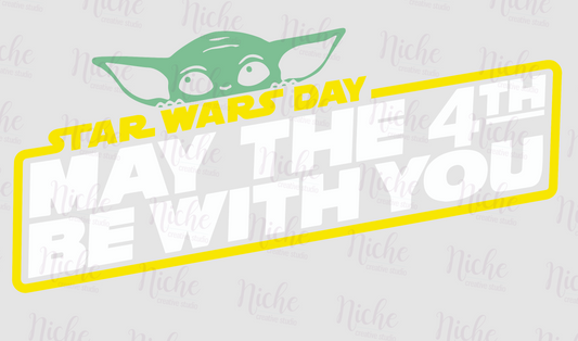 -DIS1694 Star Wars Day May 4 Decal