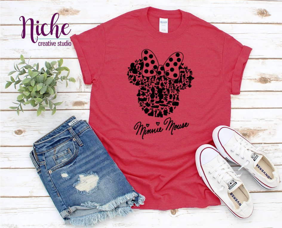 -DIS1797 Collage Silhouette Decal