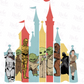 -DIS1972 Star Wars Castle Decal