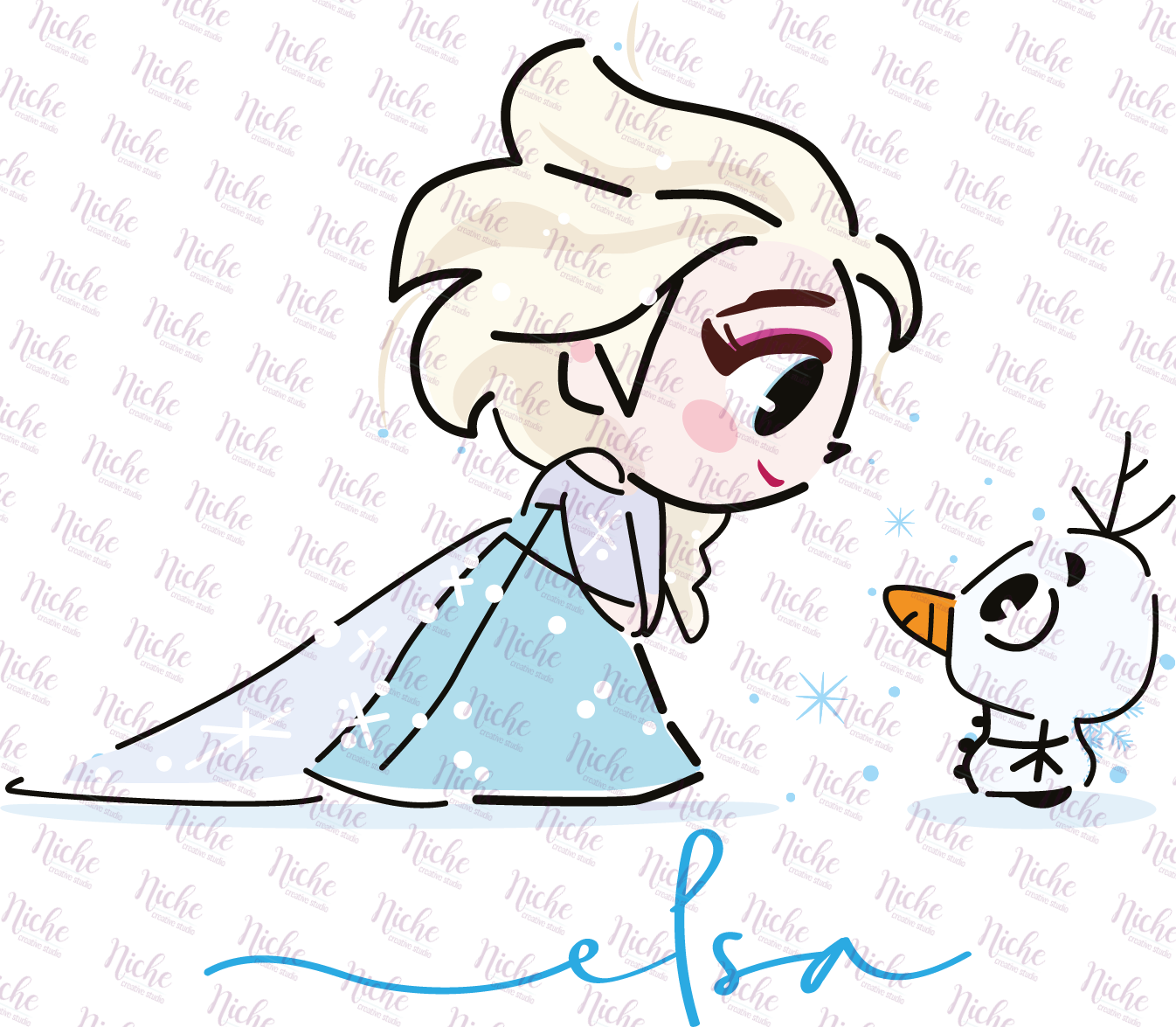 - DIS329 Elsa Decal
