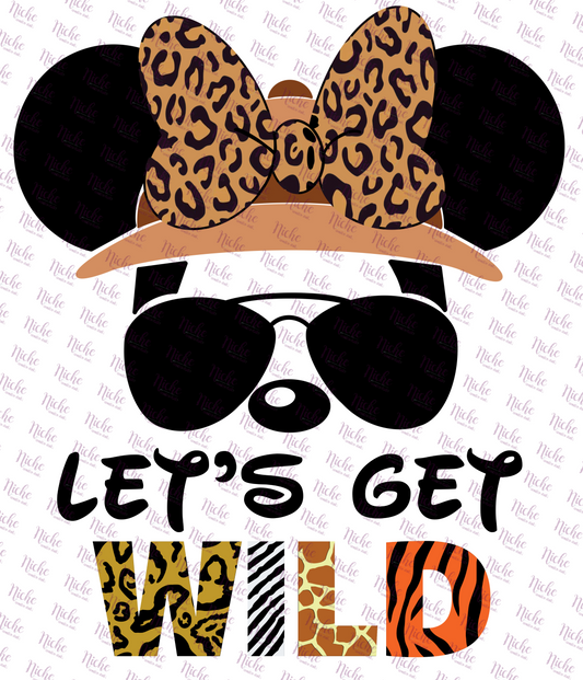 - DIS338 Let's Get Wild Girl Mouse Decal