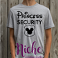 -DIS368 Princess Security Badge Decal